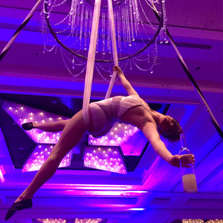 Themed Champagne Aerialists