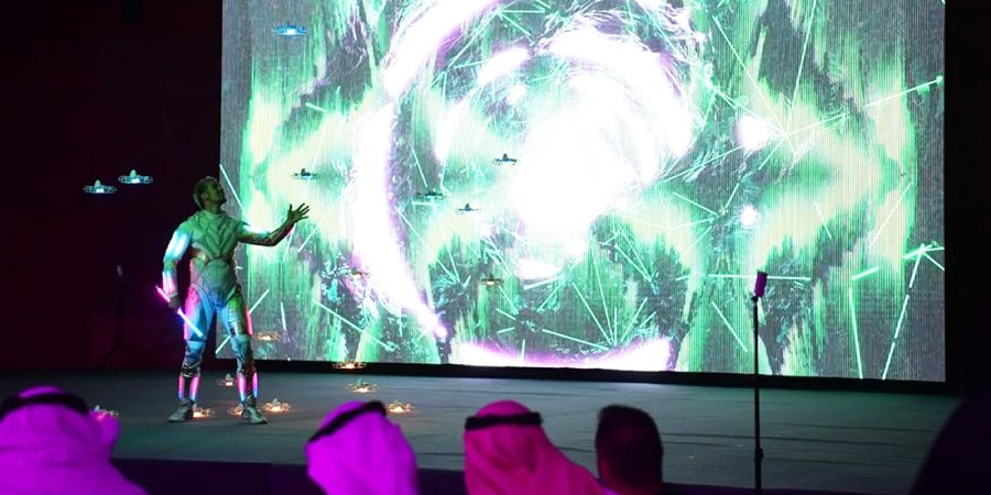 Drone Performer Surprises Guests at Kuwait Aerial Photography Contest