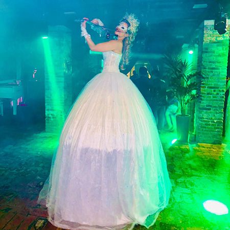 Stilt Walking Violinist