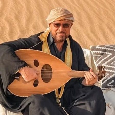 Giocatore di oud e cantante UAE