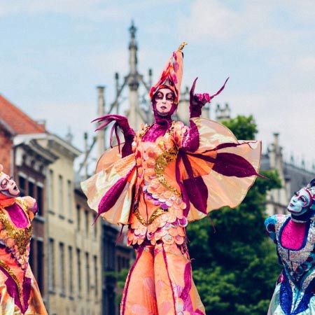 Échassiers de poissons glamour