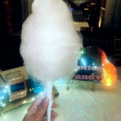 Cotton Candy with LED Sticks