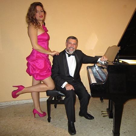 Elegante Duo di Pianoforte Spagna