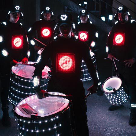 LED Drummers Barcelona