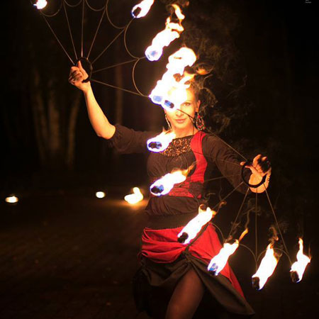 Estonia Fire Dancer