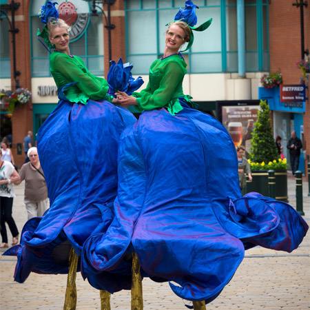 Bluebell Flower Stilts