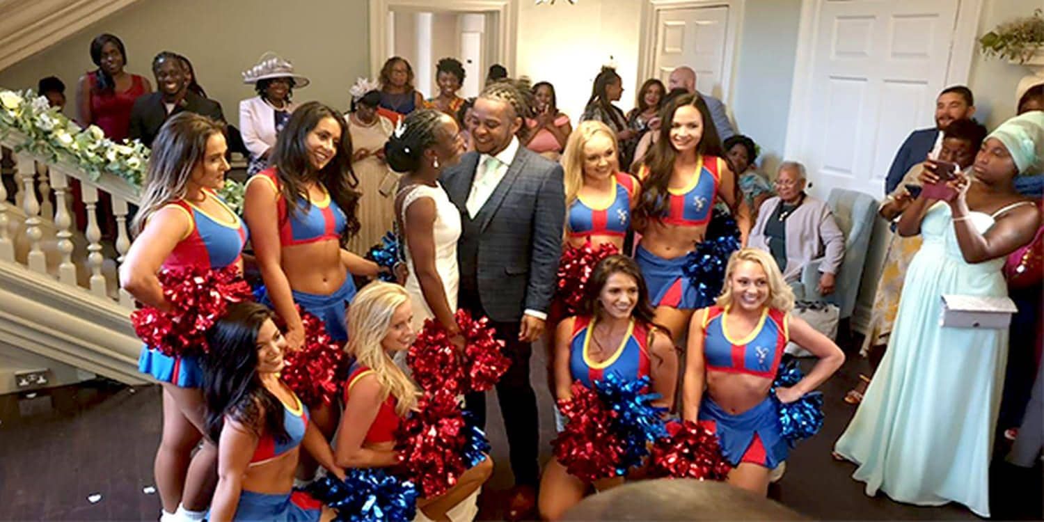 Groom Thrilled Over Bride’s Surprise Performance Alongside Cheerleading Squad