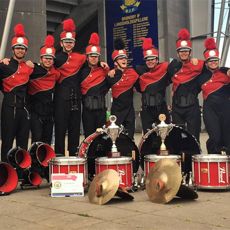 Batterie de fanfare de marching band