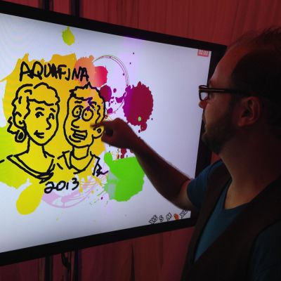 Digitale Graffiti-Station