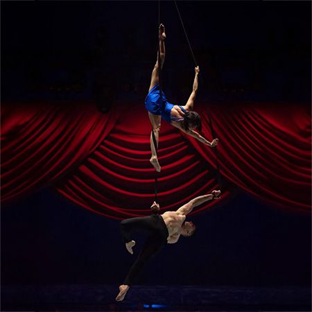 Duo Aerial Straps Artists