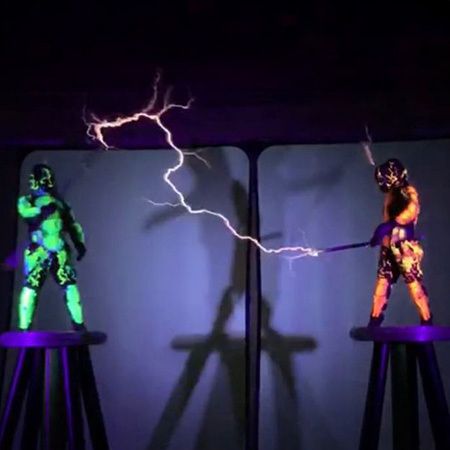 Tesla Coil Lightning Show Dubai