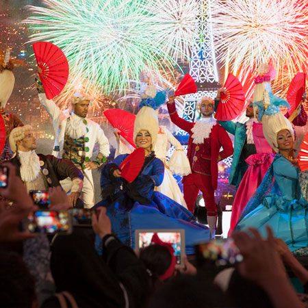 Bailarines del Renacimiento francés