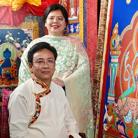 Ateliers de peinture de Thangka