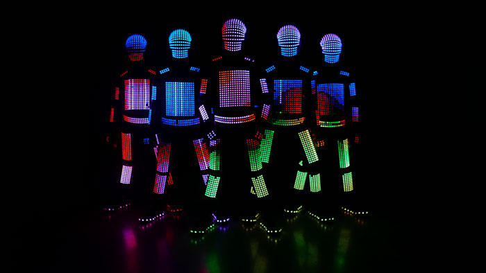 Customisable LED Dancers Asia - Hire LED Dancers | India