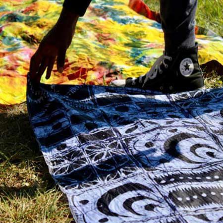 Afrikanischer Batik-Workshop