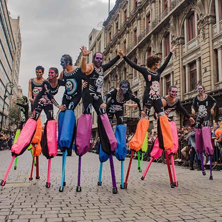 Day of the Dead Acro Stilts
