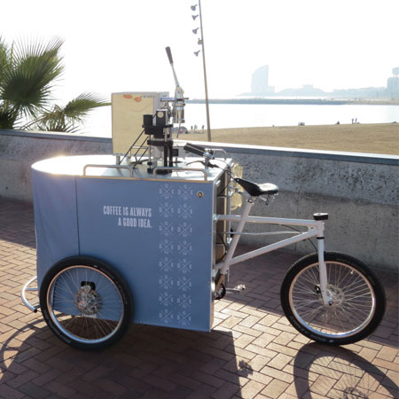 Cafetería Móvil en Bicicleta Barcelona