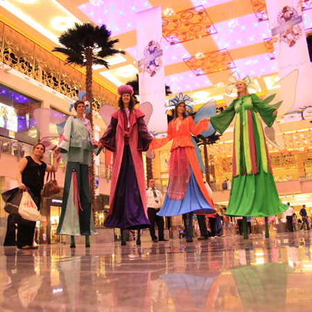 Stilt Walking Butterflies
