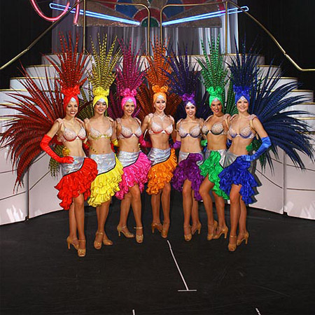 Brasilianische Samba-Mädchen Vegas