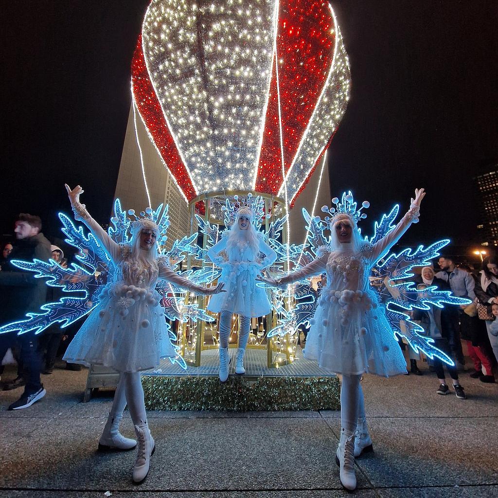 Christmas Snowflake Parade