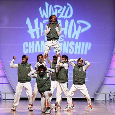 Bailarines de Hip Hop India