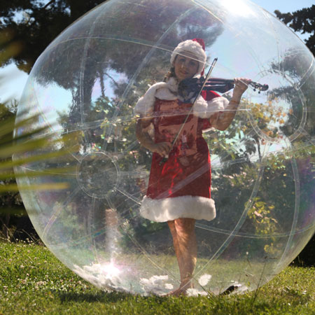 Esfera Navidad Violinistas