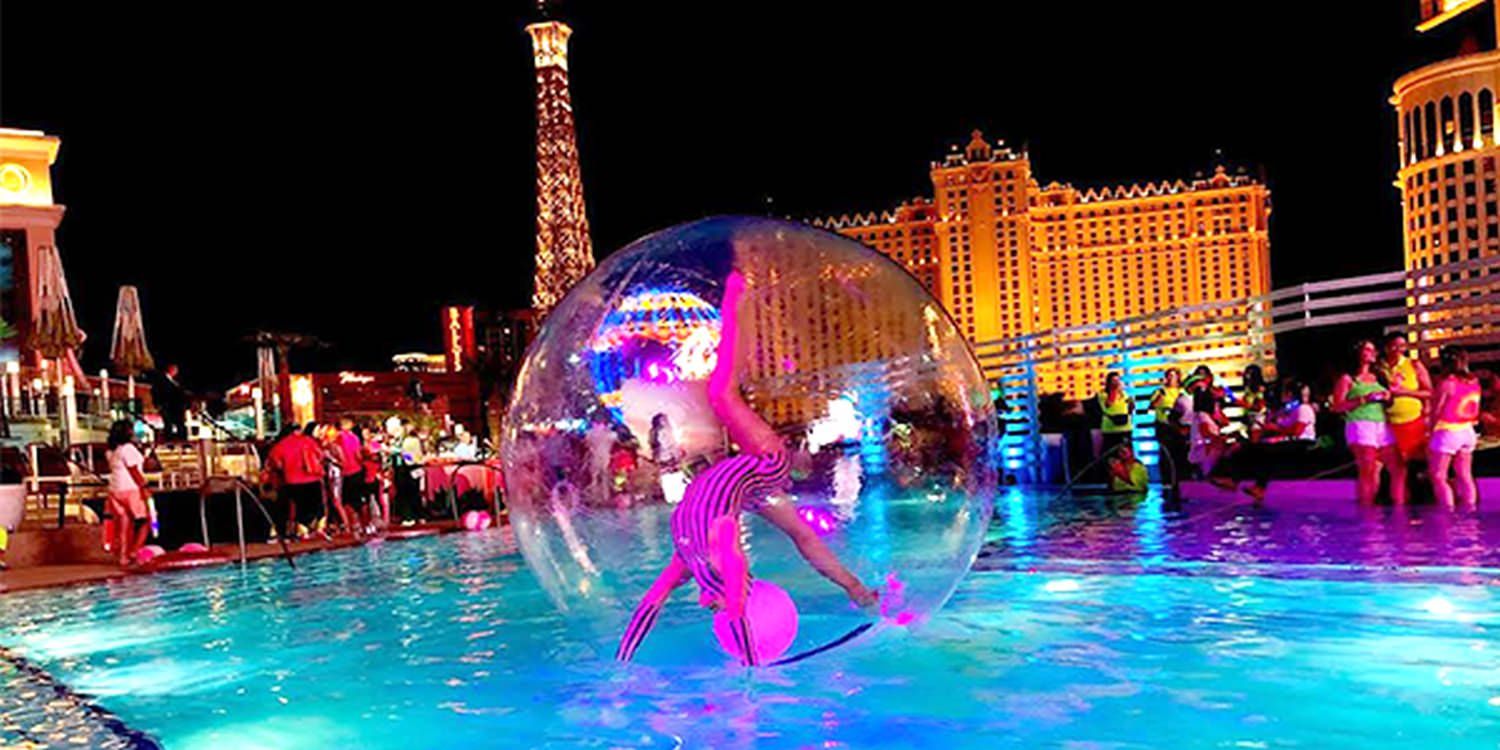 Aqua Sphere Act & Mermaids Bring Glamour to Vegas Event ...