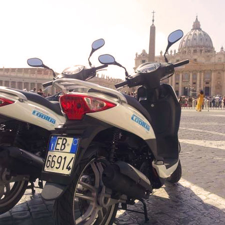 Visite en scooter de Rome