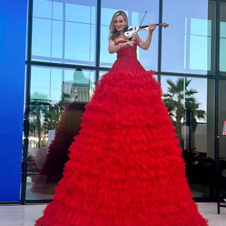 Tall Dress Violinist