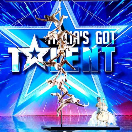 britains got talent dancers silhouette clipart