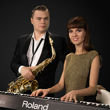 Schaukel Saxophon & Klavier