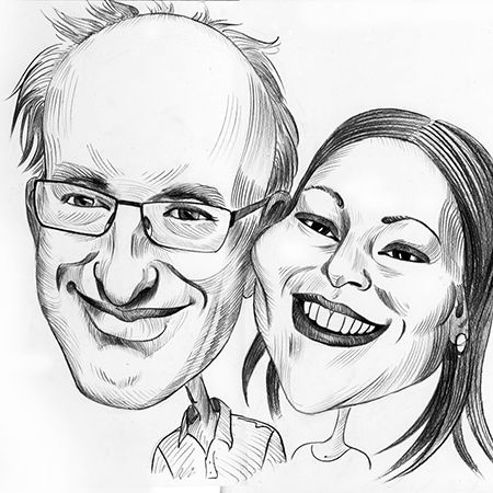 Künstlerische Karikaturen Deutschland