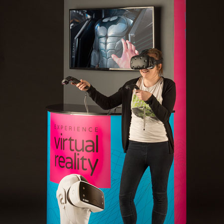 Virtuelle Realität Kabine