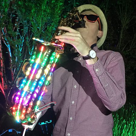 LED Saxophonist UK