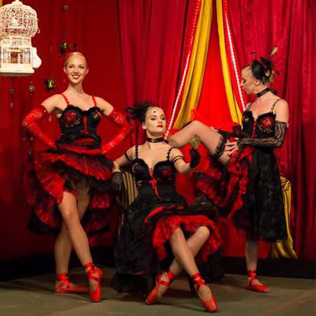 Dynamic Can-Can Dancers for hire; Parisian Themed Entertainment UK