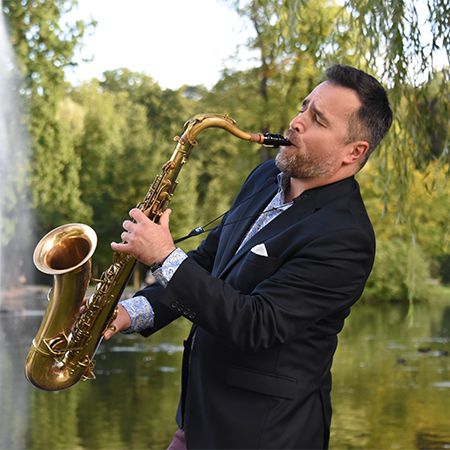 Male Saxophonist Prague