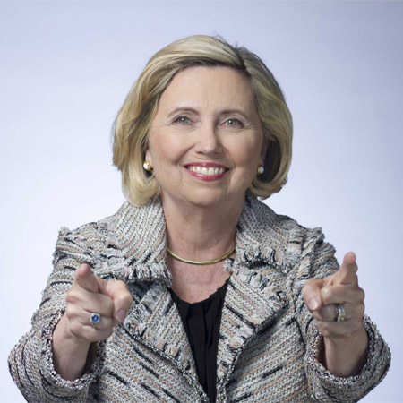 Doble de Hillary Clinton