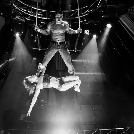 Aerial Trapeze Duo