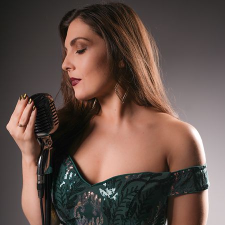 Cantante de estilo vintage Speakeasy