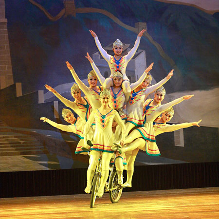 Chinese Trick Cycling Show