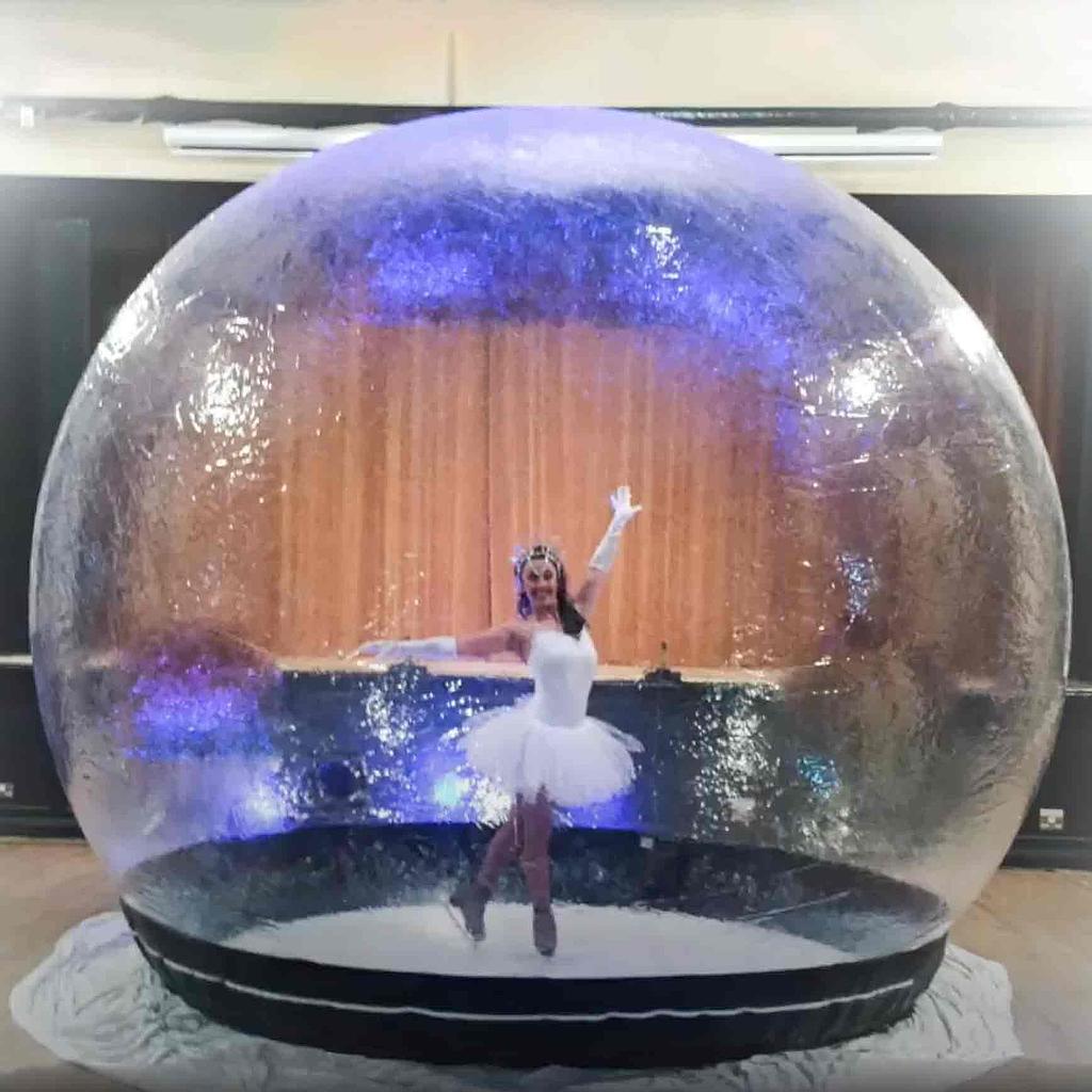 Snow Globe Ice Skater