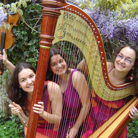 Trío de Arpa, Violín y Flauta