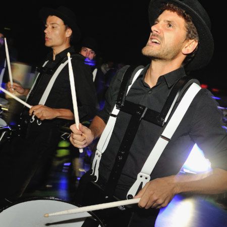 Spectacle de percussion itinérant en Allemagne