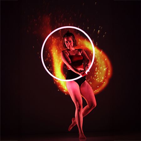 Light Painting Hula Hoops