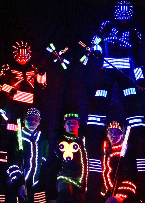 Dubai LED Robots - LED Dance Show | Scarlett Entertainment UAE