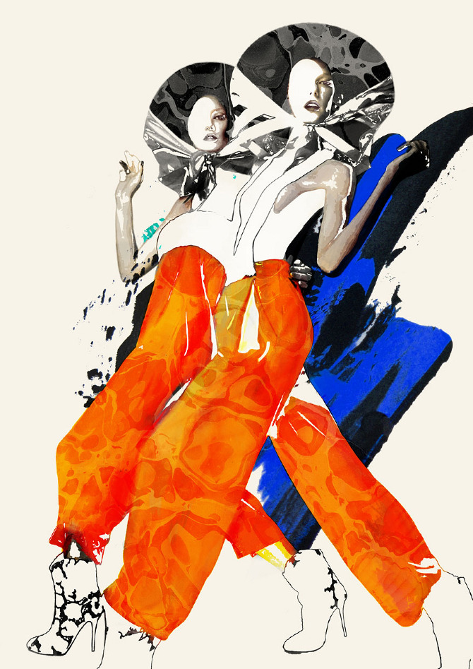 Magazine Fashion Illustration