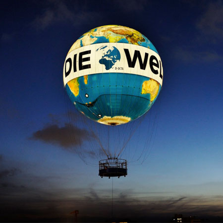 Vol en montgolfière captive à Berlin