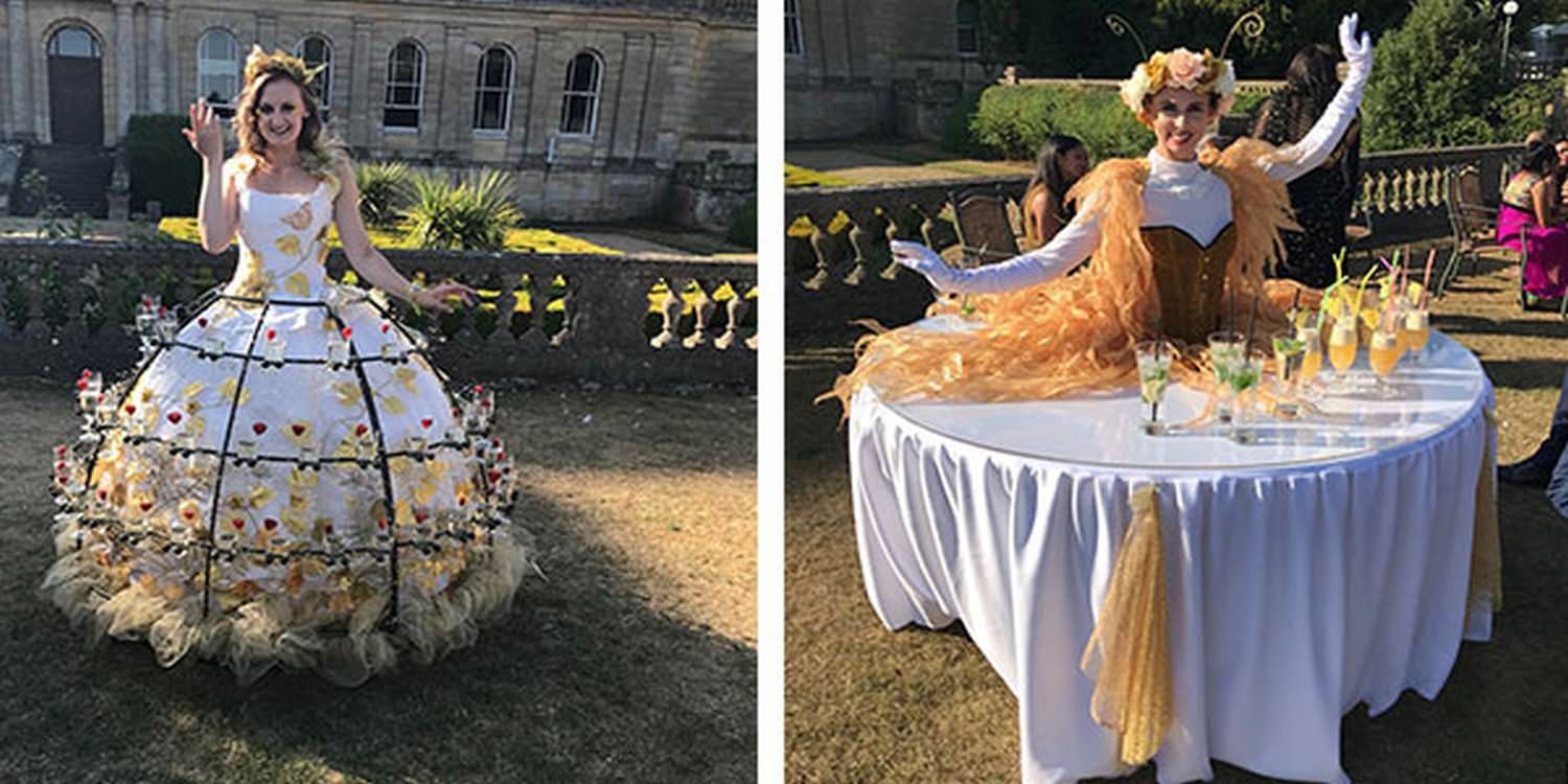 Themed Living Table Surprise At A Luxury Wedding