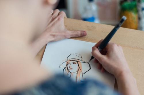 Hire Fashion Illustrator London | iPad Fashion Illustrator ...