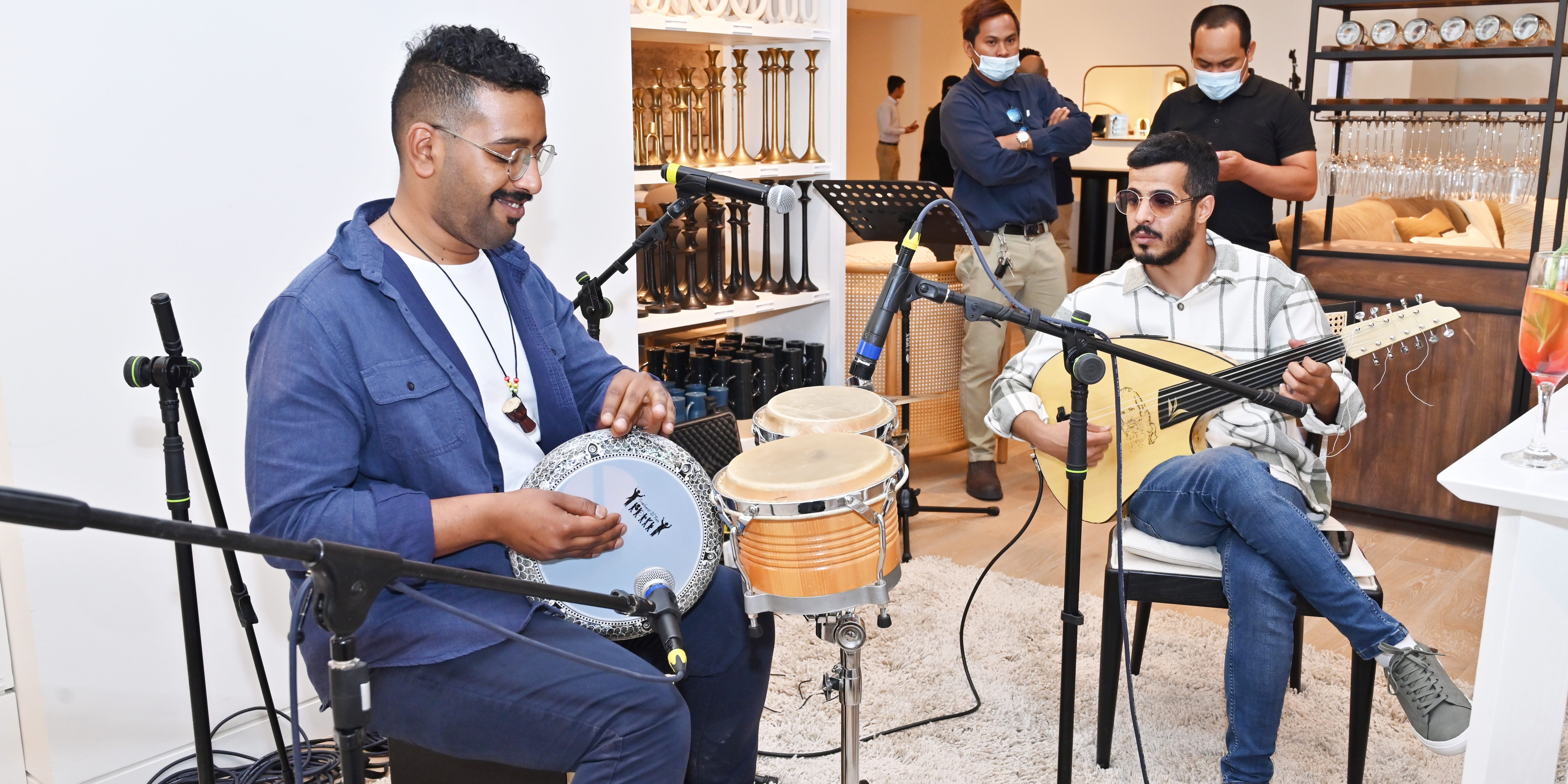 Live Artists Delight Guests at Saudi Crate & Barrel Store Launch